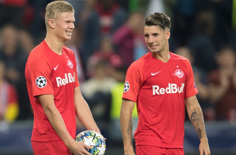 Szoboszlai và Erling Haaland là những ngôi sao nổi bật tại RB Salzburg khi đó.