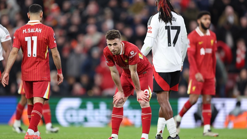 Liverpool hòa 2 trận liên tiếp tại Ngoại hạng Anh